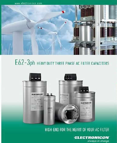 Heavy Duty Three Phase AC Filter Capacitor